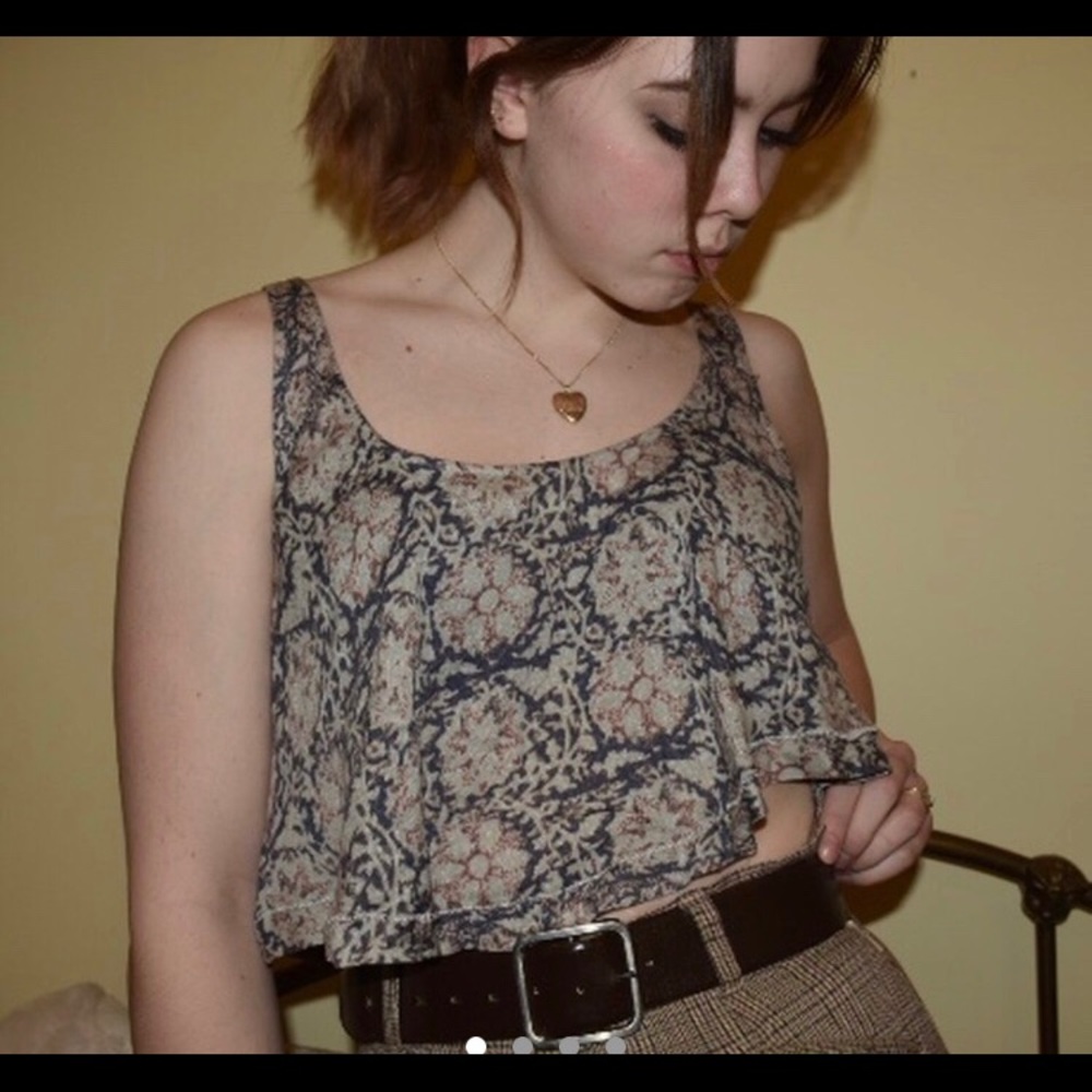 Floral bohemian Urban Outfitters tank